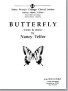 Butterfly SSA choral sheet music cover